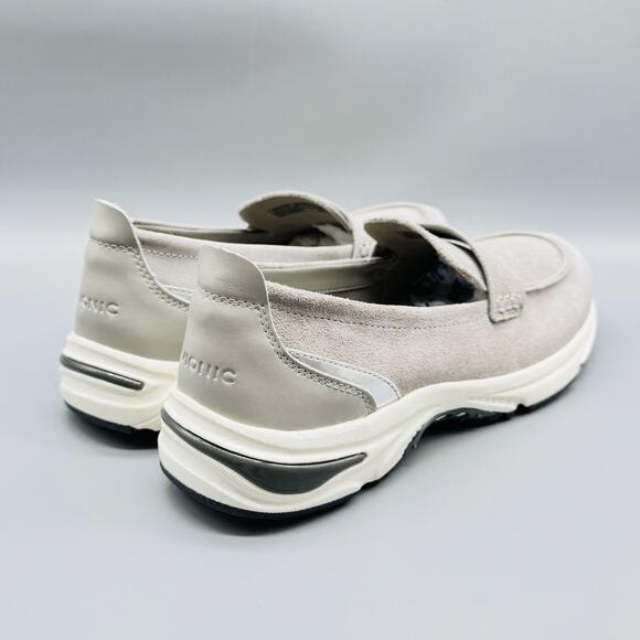 Vionic Shoes Womens 10.5 Gray Suede 23Walk Casual Loafer Sneaker Sole Orthotic - Picture 8 of 12